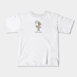 Medieval Knight fox Kids T-Shirt